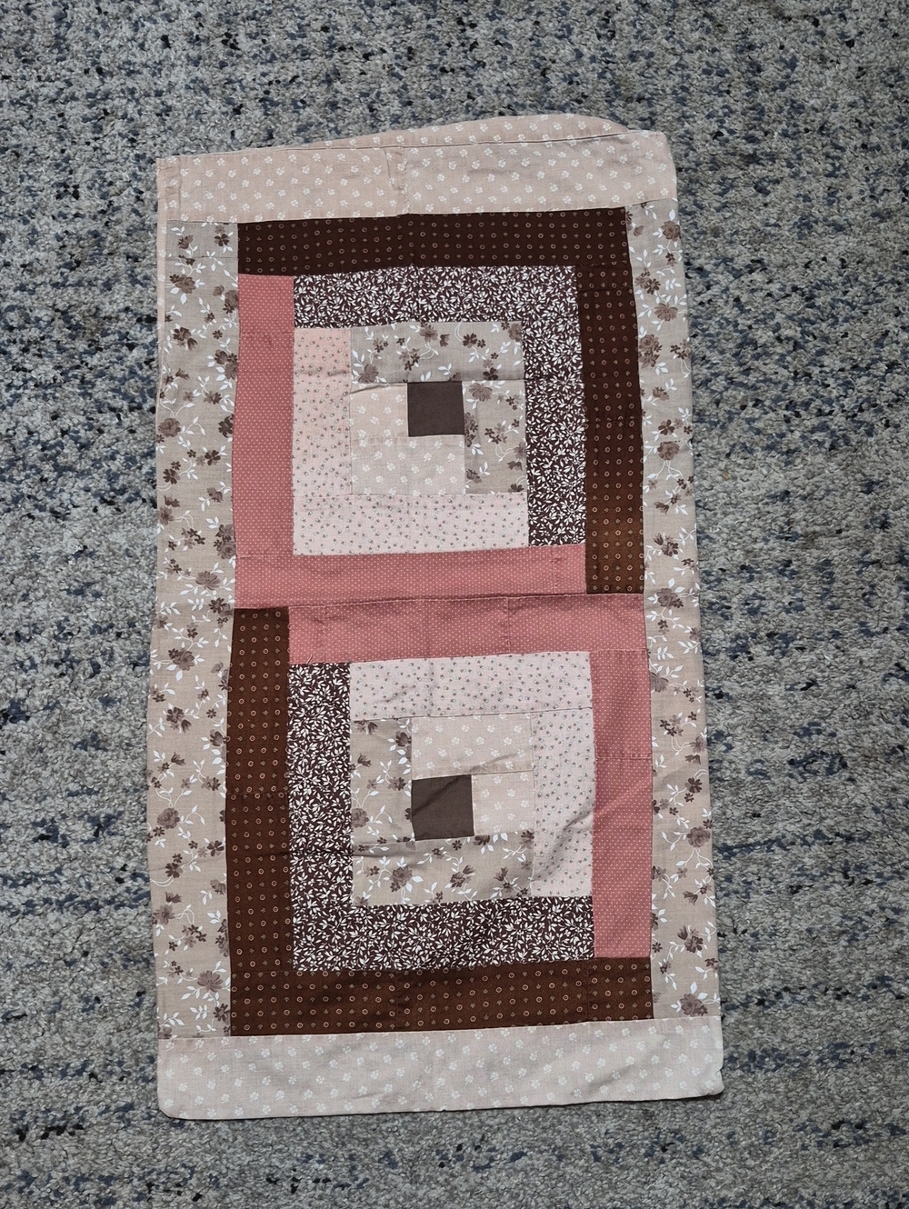 Blush Pink Floral Cotton Pillow Case (1)